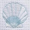 Sea Life Collection II Embroidery Linen Guest Towel