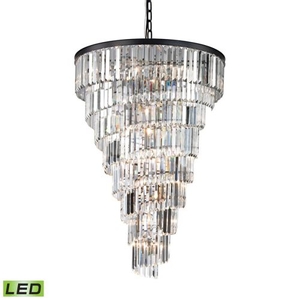 Palacial 15 Light Led Chandelier In Oil Rubbed Bronze
