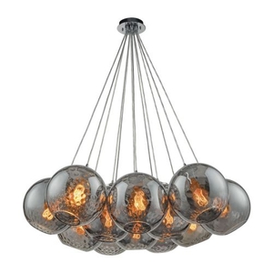 Watersphere 12 Light Pendant In Polished Chrome