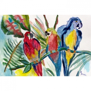 Parrot Family Door Mat