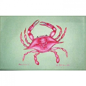 Pink Crab Door Mat