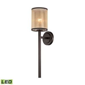 Diffusion 1 Light Led Wall Sconce In Oil Rubbed Bronze