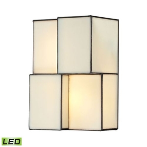 Cubist 2 Light Led Wall Sconce In Brushed Nickel