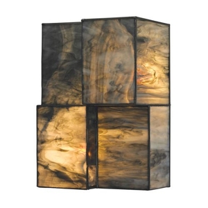 Cubist 2 Light Wall Sconce In Brushed Nickel