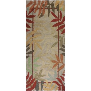 Painted Rain Forest Indoor Outdoor Rug, 26 x 60 in.