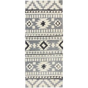 Heritage In Gray Indoor Outdoor Rug, 26 x 60 in.