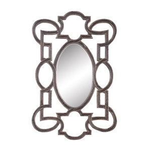 Somerset Heritage Mirror, Heritage Grey Stain, Champagne