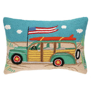 Going Places Station Wagon Hook Pillow