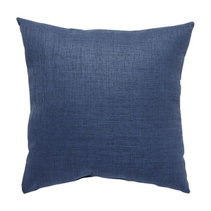Magellan Indigo / Navy Solid Indoor / Outdoor Throw Pillow 18 inch