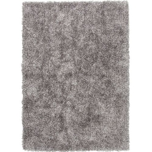 Flux Solid Silver Area Rug (3'6"  x  5'6")