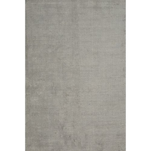 Kelle Handmade Solid Light Gray / Silver Area Rug (5'  x  8')
