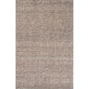 Oland Handmade Solid Gray / Tan Area Rug (5'  x  8')