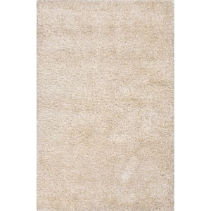Nadia Solid White Area Rug (5'  x  8')