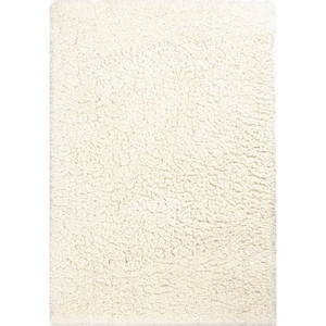Forte Handmade Solid White Area Rug (4'  x  6')