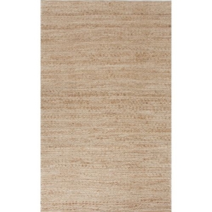 Clifton Natural Solid Tan / White Area Rug (9'  x  12')