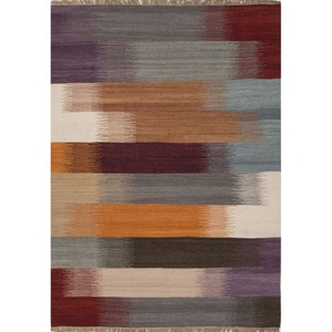 Eclectic Stripe Multicolor Area Rug (5'  x  8')