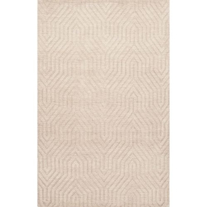 Town Handmade Solid White Area Rug (2'  x  3')
