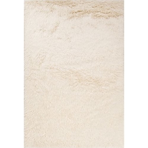 Heron Solid White Area Rug (5'  x  7'6")