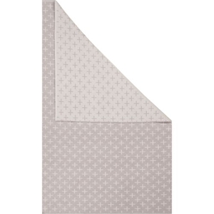 Petit Collage by Marks The Spot Geometric Gray / White Area Rug (5'  x  8')