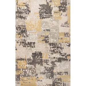 Luli Sanchez by Peabody Handmade Abstract Gray / Gold Area Rug (2'  x  3')