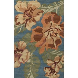 Spencer Handmade Floral Multicolor Area Rug (8'  x  11')