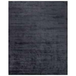Yasmin Handmade Solid Slate Gray Area Rug (2'  x  3')