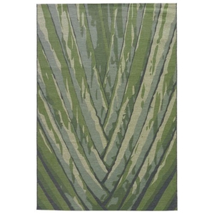 National Geographic by Palm Leaf Indoor / Outdoor Floral Green Area Rug (5'3"  x  7'6")