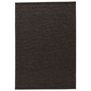 Tortola Indoor / Outdoor Solid Black / Brown Area Rug (5'  x  7')