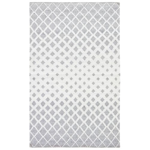 Winipeg Indoor / Outdoor Geometric Gray / White Area Rug (5'  x  8')