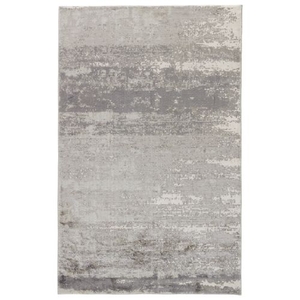 Colby Abstract Gray / Light Teal Area Rug (10'  x  13')