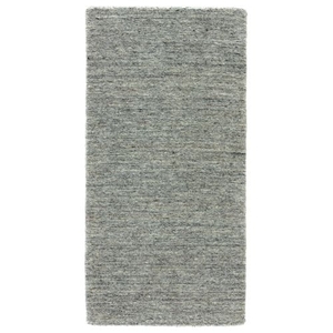 Elements Handmade Solid Gray / Taupe Area Rug (2'  x  3')