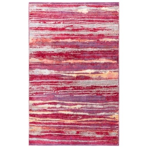Zariel Abstract Pink / Red Area Rug (7'8"  x  10')