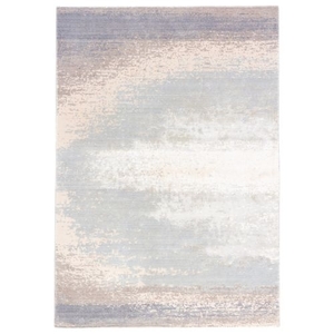 Rumi Abstract Gray / Cream Area Rug (7'10"  x  9'10")
