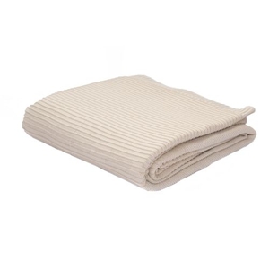 Flemming Cream Solid Throw (50 x 60)