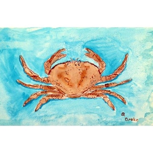 Red Crab Door Mat 18X26