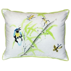 Birds & Bees Ii Large Indoor/Outdoor Pillow 16X20