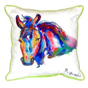 Nellie - Horse Large Indoor/Outdoor Pillow 16X20