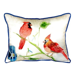Betsy'S Cardinals Large Indoor/Outdoor Pillow 16X20