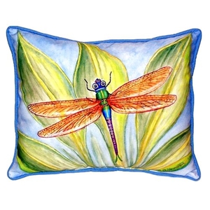 Dick'S Dragonfly Large Indoor/Outdoor Pillow 16X20