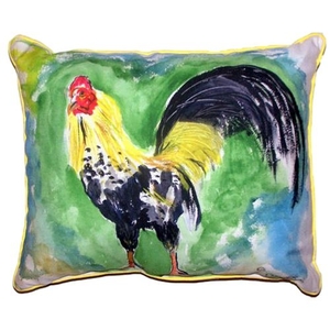 Bantam Rooster Large Indoor/Outdoor Pillow 16X20