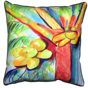 Cocoa Nut Tree Large Indoor/Outdoor Pillow 18X18
