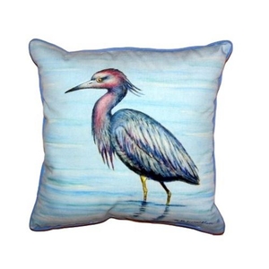 Dick'S Little Blue Heron Large Indoor/Outdoor Pillow 18X18