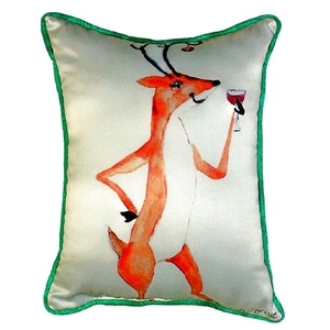 Deer Party Large Indoor/Outdoor Pillow 16X20