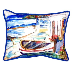 Sicilian Shore Large Indoor/Outdoor Pillow 16X20