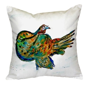 Turkey No Cord Pillow 18X18