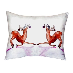 Dancing Deer No Cord Pillow 16X20