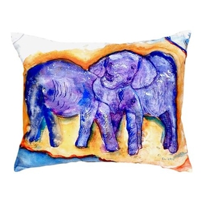 Elephants No Cord Pillow 16X20