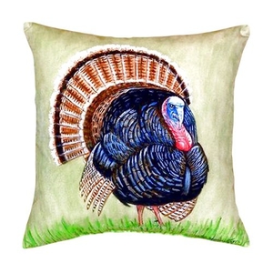 Wild Turkey No Cord Pillow 18X18
