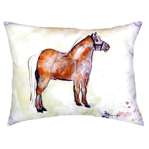 Shetland Pony No Cord Pillow 16X20