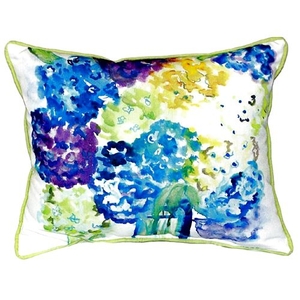 Betsy'S Hydrangea Small Indoor/Outdoor Pillow 11X14